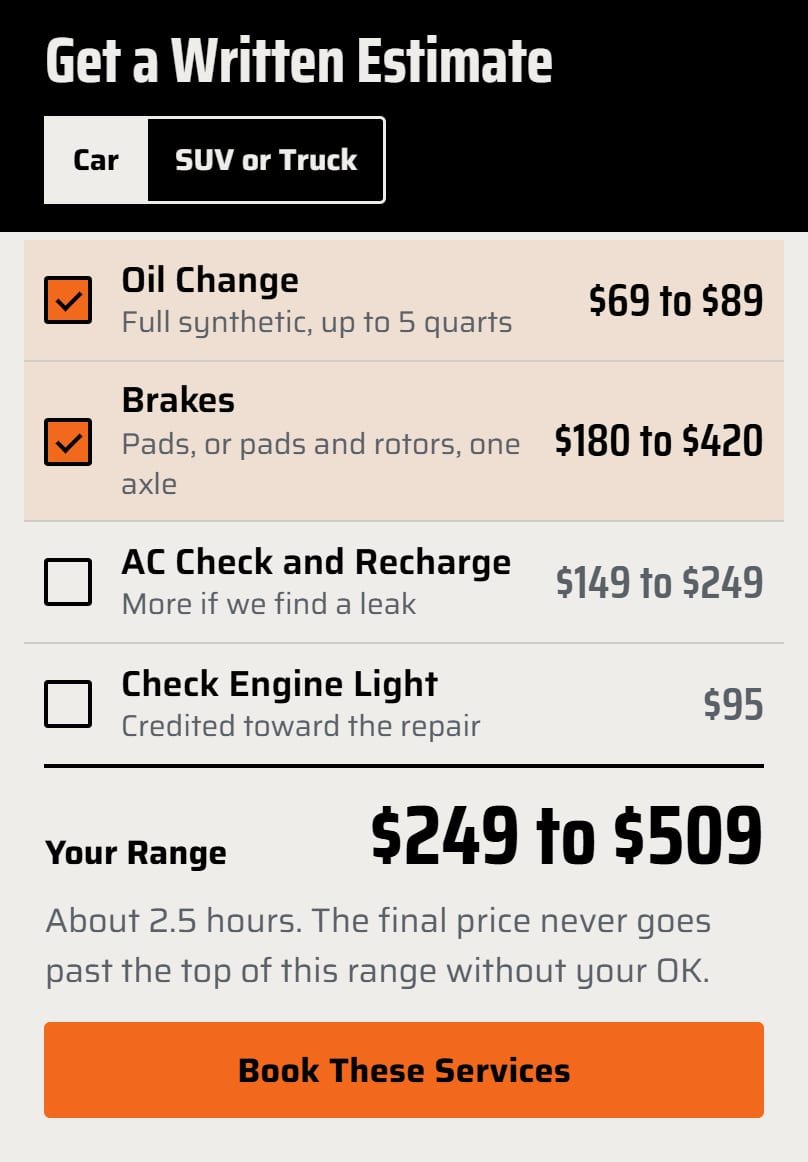 The Written Estimate