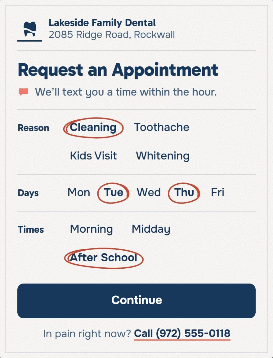 The Appointment Request