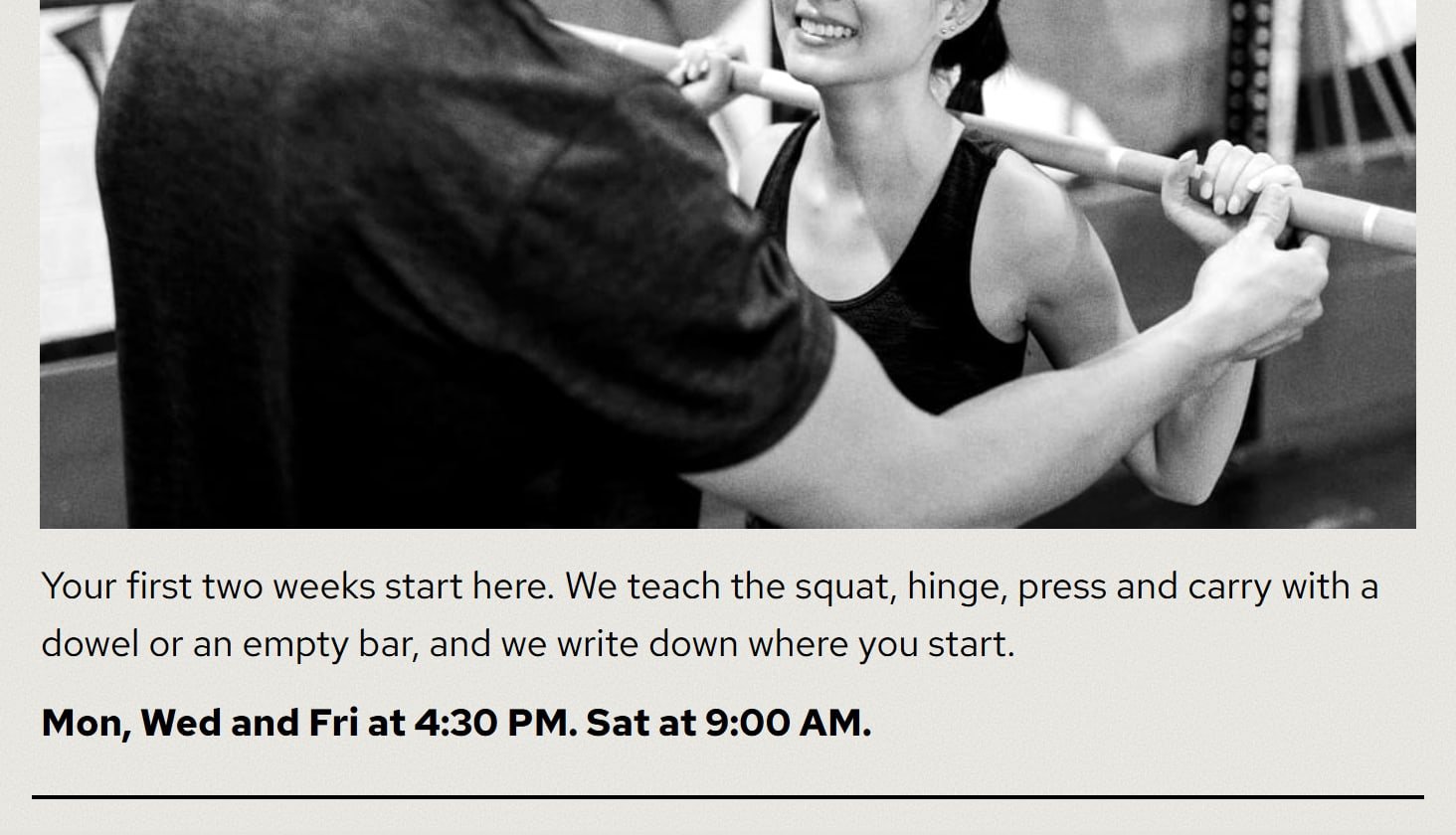 Ironworks Strength Club, before the change.