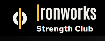 The Ironworks Strength Club sign