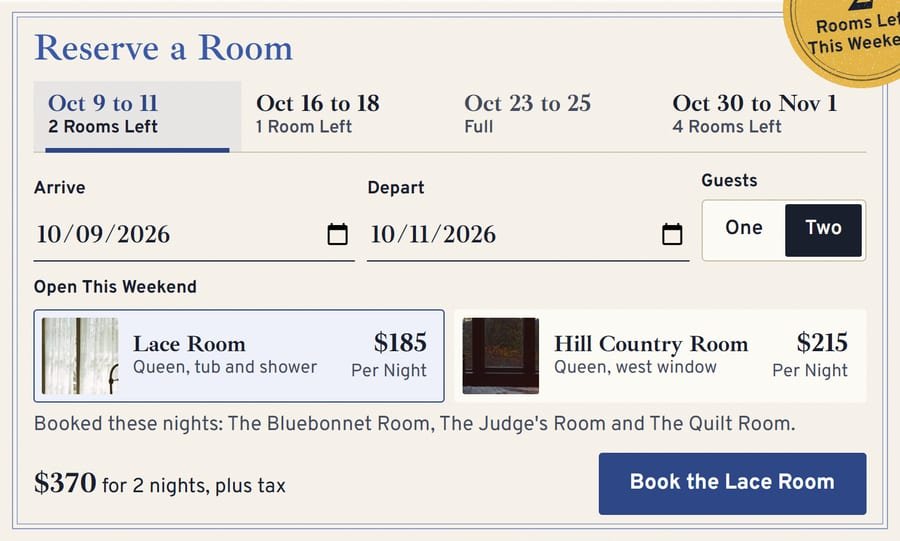 The Room Booking