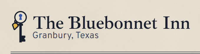 The The Bluebonnet Inn sign