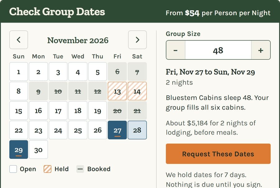 The Availability Calendar