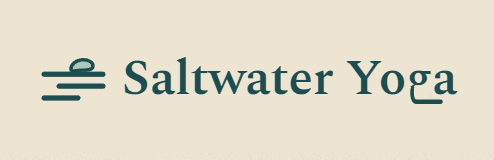 The Saltwater Yoga sign